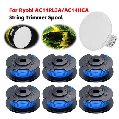 Multifunctional String Trimmer Spool Kits Professional Weed Wacker String Replacement Wear-resistant for Ryobi AC14RL3A/AC14HCA