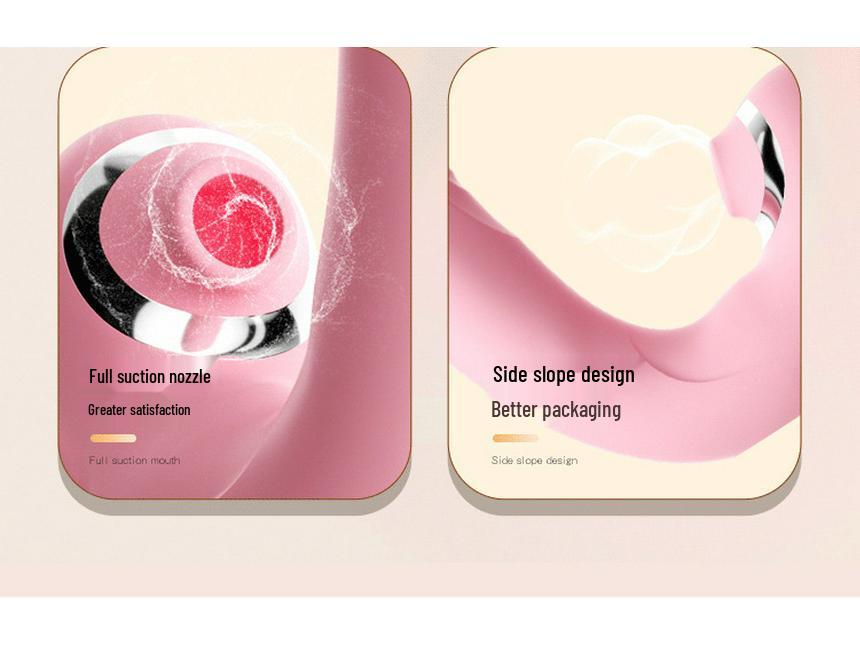 Seahorse Telescopic Vibrating Wearable Female Adult Toy with Strong Suction and Vibration