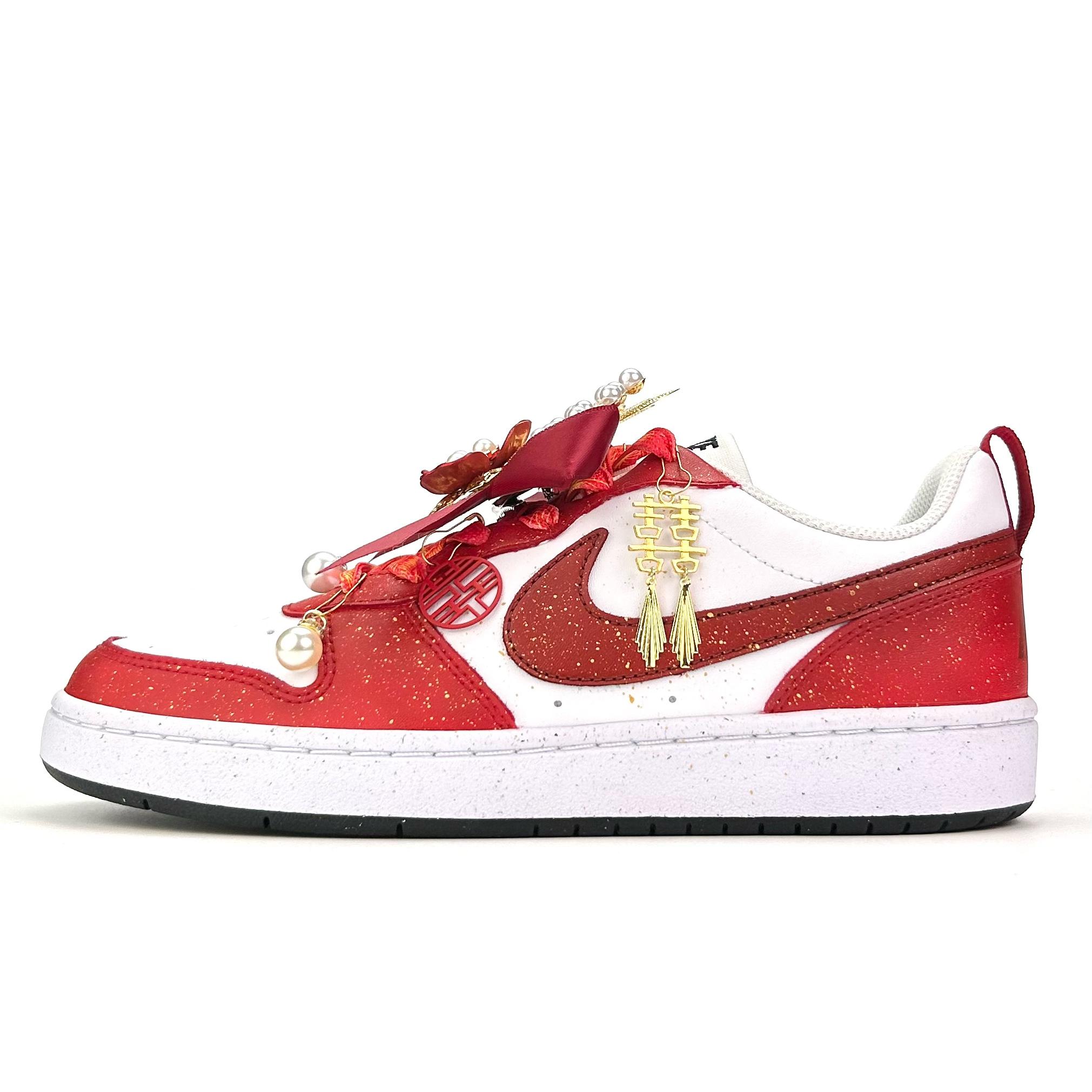 

Nike Court Borough Joyful Brows Low top Skateboard Shoes Unisex Burgundy DV5456-104(Team801-) 38.5