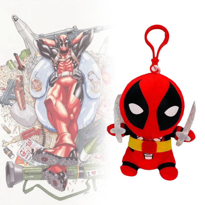 Plush Deadpool Toy Character Peripheral Cartoon Wolverine Pendant Doll