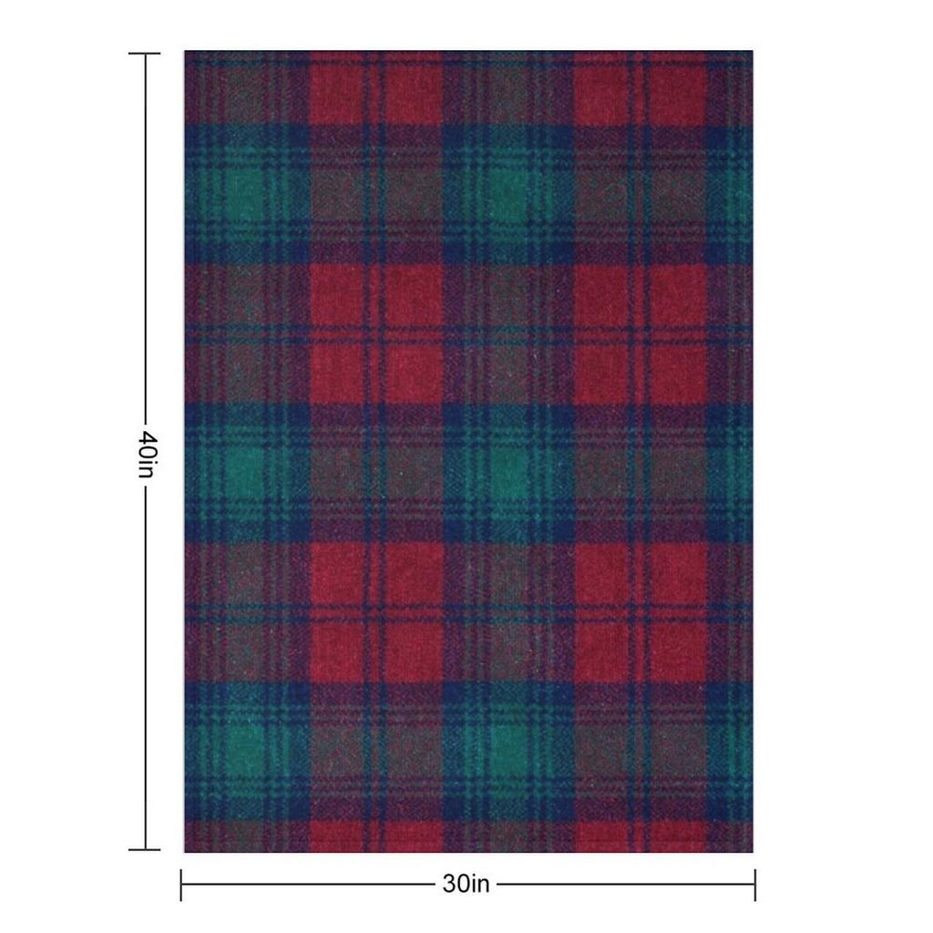 Lindsay Tartan Throw Blanket Custom Luxury Throw Flannel Fabric Retros Blankets
