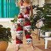 Women's Casual Jumpsuit Sleeveless Christmas Printed Cotton Jumpsuit