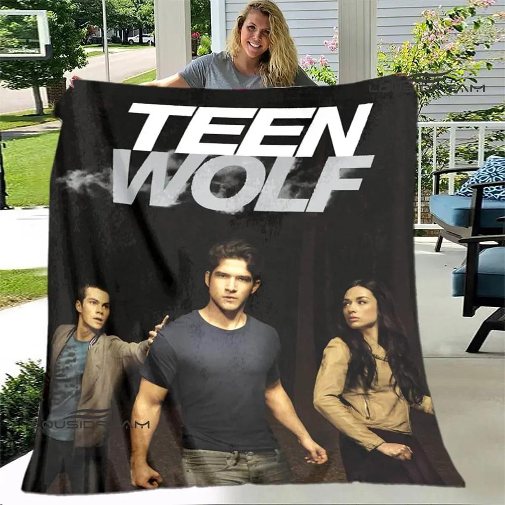 Film Teen Wolf Druckdecke warme Decke Flanschdecke weiche und bequeme Decke Haus Reise Decke Geburtstagsgeschenk