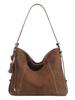 2025 Relaxed Retro Suede Hobo Tote - Large Capacity Crossbody Bag