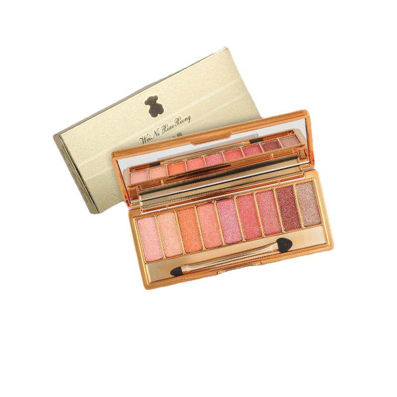 

Winnie the Pooh Nine-Color Dazzling Eyeshadow Palette with Diamond Finish 1 Light Coffee