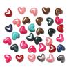50pcs/Lot 8mm Acrylic Heart Bead Imitation Stone Loose Spacer Beads for DIY Bracelet Necklace Jewelry Making Accessories