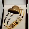 New Women Heart Bracelet 18K Gold Plated Bracelet Multilayer Chain Bangle Gift