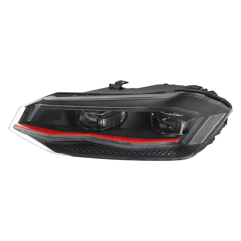 LED Headlight Assembly with DRL, Projector, & Turn Signals for 2019-2024 VW Polo