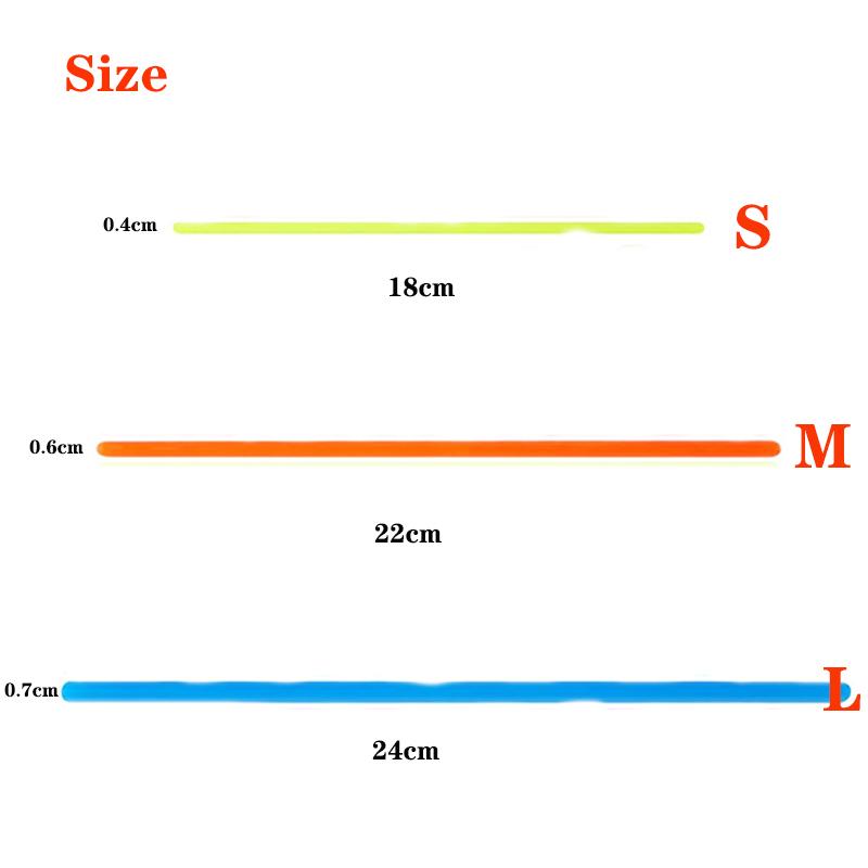 10/30 STKS Noedel Pak Elastische Touwtjes Fidget Speelgoed Stille Fidget Speelgoed Verlicht Stress Volwassen Angst Stress Autistisch ADD ADHD Speelgoed