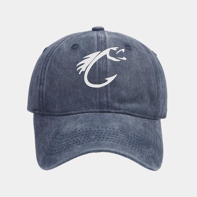 New Washed and Old Personalized Printed Baseball Cap Men's Fashion Versatile Cap Women's Tide Outdoor Sunscreen Visor