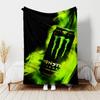 1pc Blanket - Monster Energy LOGO Print Design, Lightweight Blanket for Sofa, Bed- Soft &Warm, Gift for All Seasons