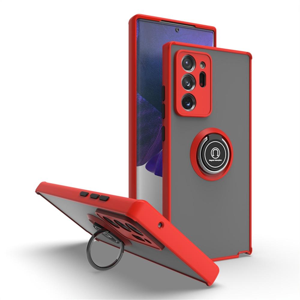 

Magnetic Case For For Samsung Galaxy S8 S9 S10 S10 Plus Note8 9 10 20 Plus UItra Cover Matte Ring Bracket Stand case For Galaxy Note8