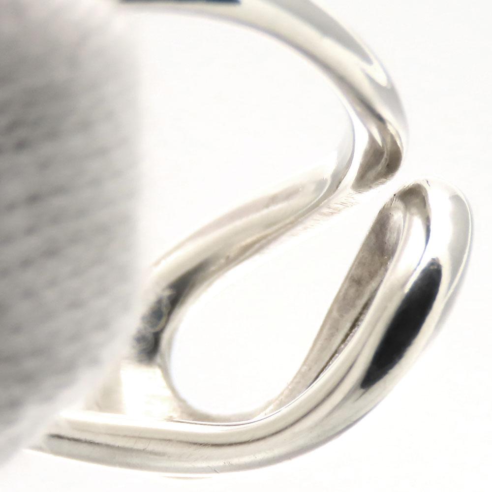Used TIFFANY&Co. Ring Open Wave EU#46.5 Silver925 2.4g Silver