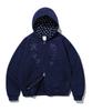 Urbanstoff Coral Reef Zip-Up Hoodie (Navy)