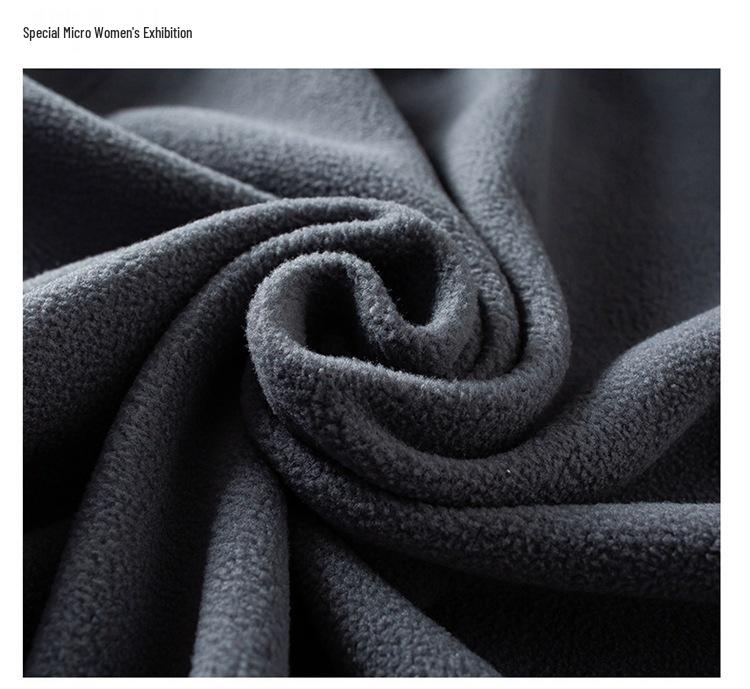 Men's Fleece Sherpa Hoodie Jacket - Double-sided, Thickened, Windproof for Autumn and Winter