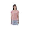 Nike As W Nk Tailwind Top Ss Cool Lt Solid Logo Print Breathable Round Neck Short Sleeve T-Shirt Women tops Pink AJ6485-646