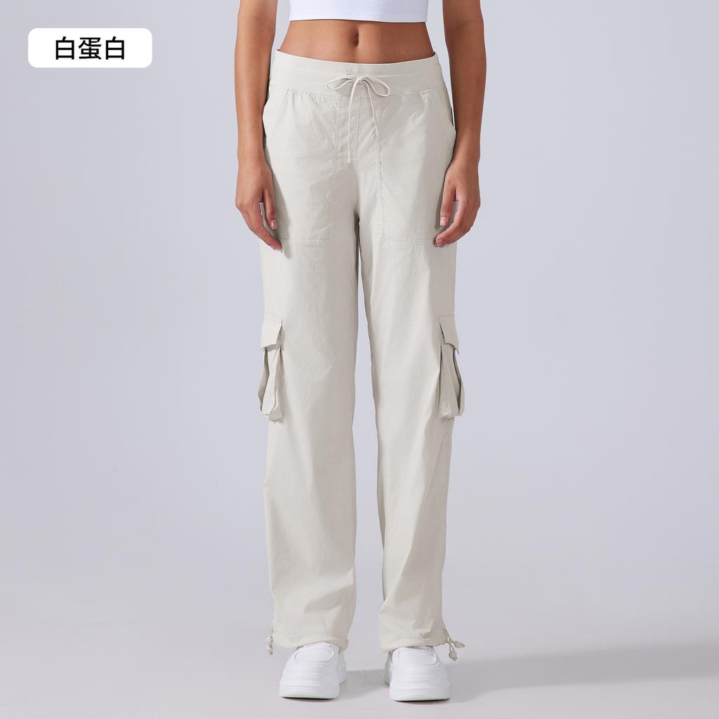 Casual Sweatpants Women's Loose and Thin Drawstring Two Wear Quick-drying Overalls Outdoor Running Fitness Trousers