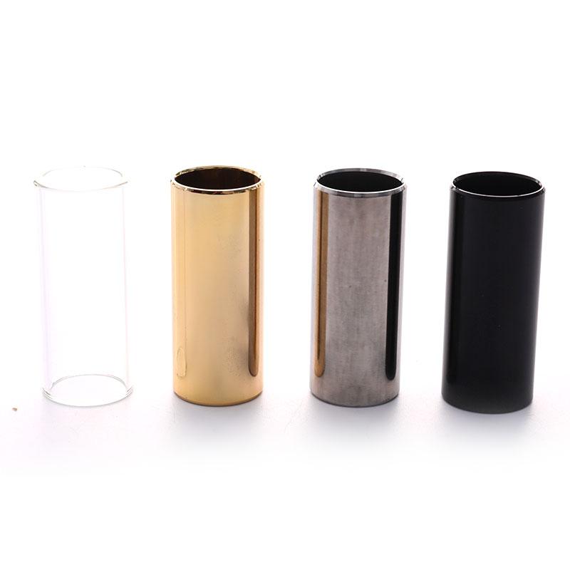 60Mm Guitar Slide Bar Stainless Steel Metal/Glass Finger Slides For Ukulele