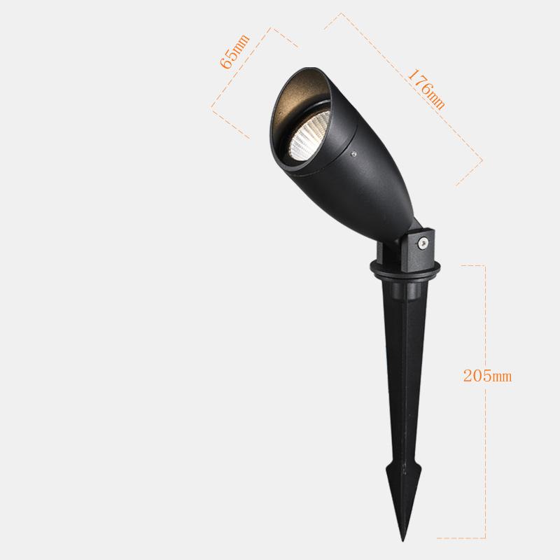 Waterproof Led Garden Decorative Lighting 12W Outdoor Spike Lawn Lamp Landscape Lamp Garden Path Spotlight Ac110V 220V Dc12V
