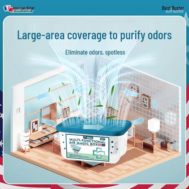 Activated Carbon Deodorizing Moisture Absorption Bag for Wardrobe - Anti-Mildew Dust Remover