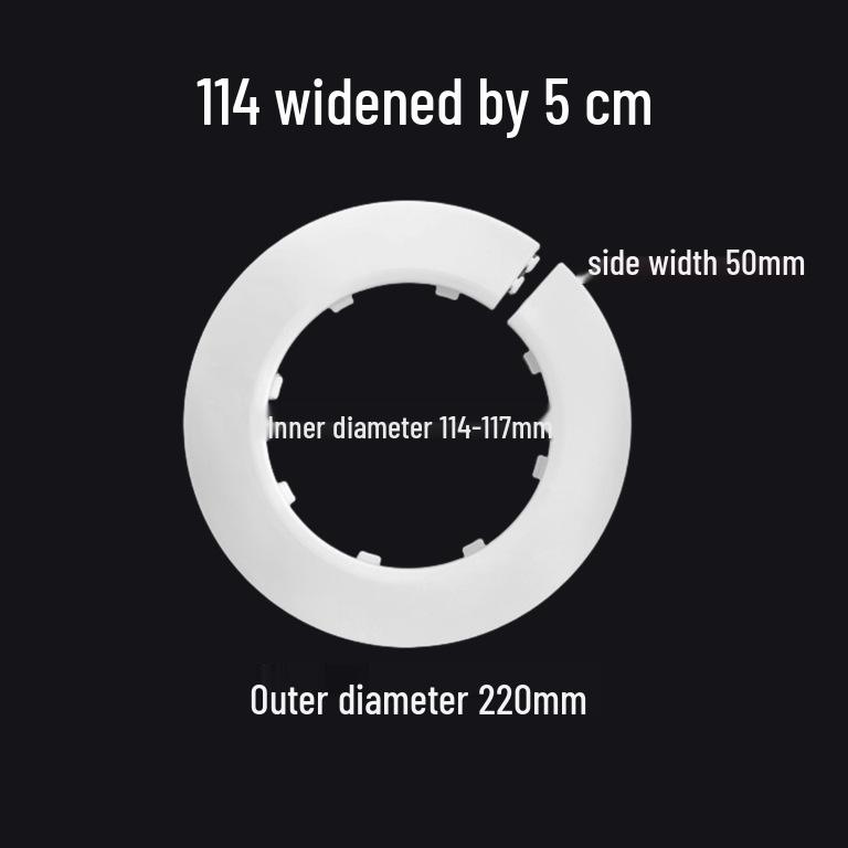 Decorative Pipe Cover Ring for Air Conditioning and Heating Valves