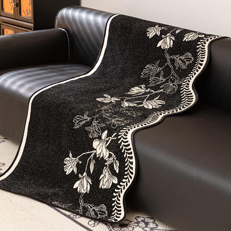 Special-Shaped Sofa Cushion, Advanced Sense Irregular Non-Slip Seat Cushion  New Four-Season Universal Leather Sofa Cover Cover Cloth