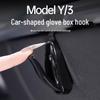 Passenger Side Glove Box Hook for Tesla Model Y/3 - Updated Interior Accessory