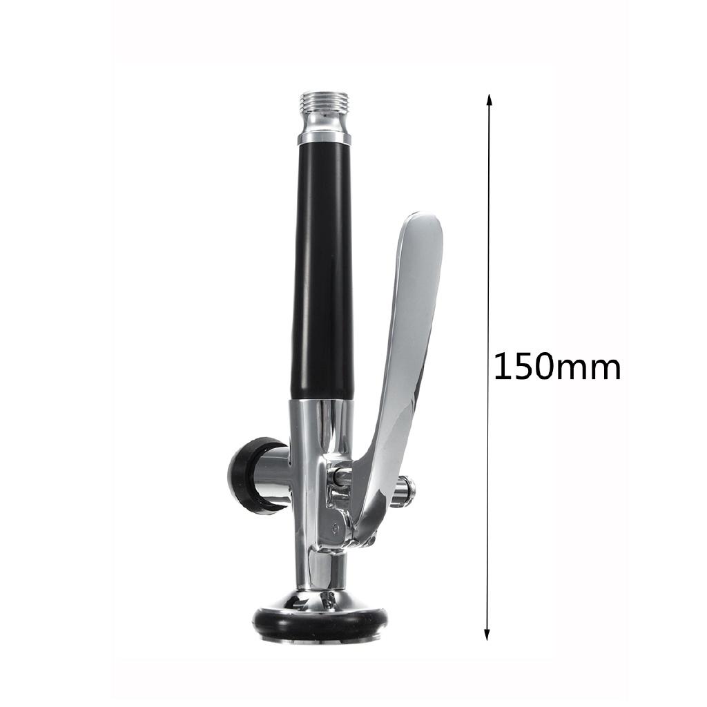 Testina spray per lavello da cucina in ottone nero, Estraibile, Ricambio per rubinetto pre-risciacquo, Ugello spray rubinetto pre-risciacquo
