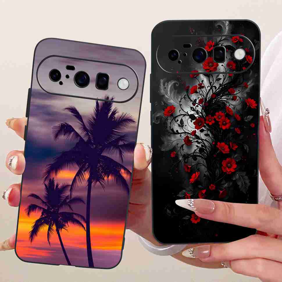 For Google Pixel 10 5G GK2MP Case Silicone TPU Black Cover For Google Pixel10 GLBW0 GL066 Retro Animal Cartoons Phone Cases Capa