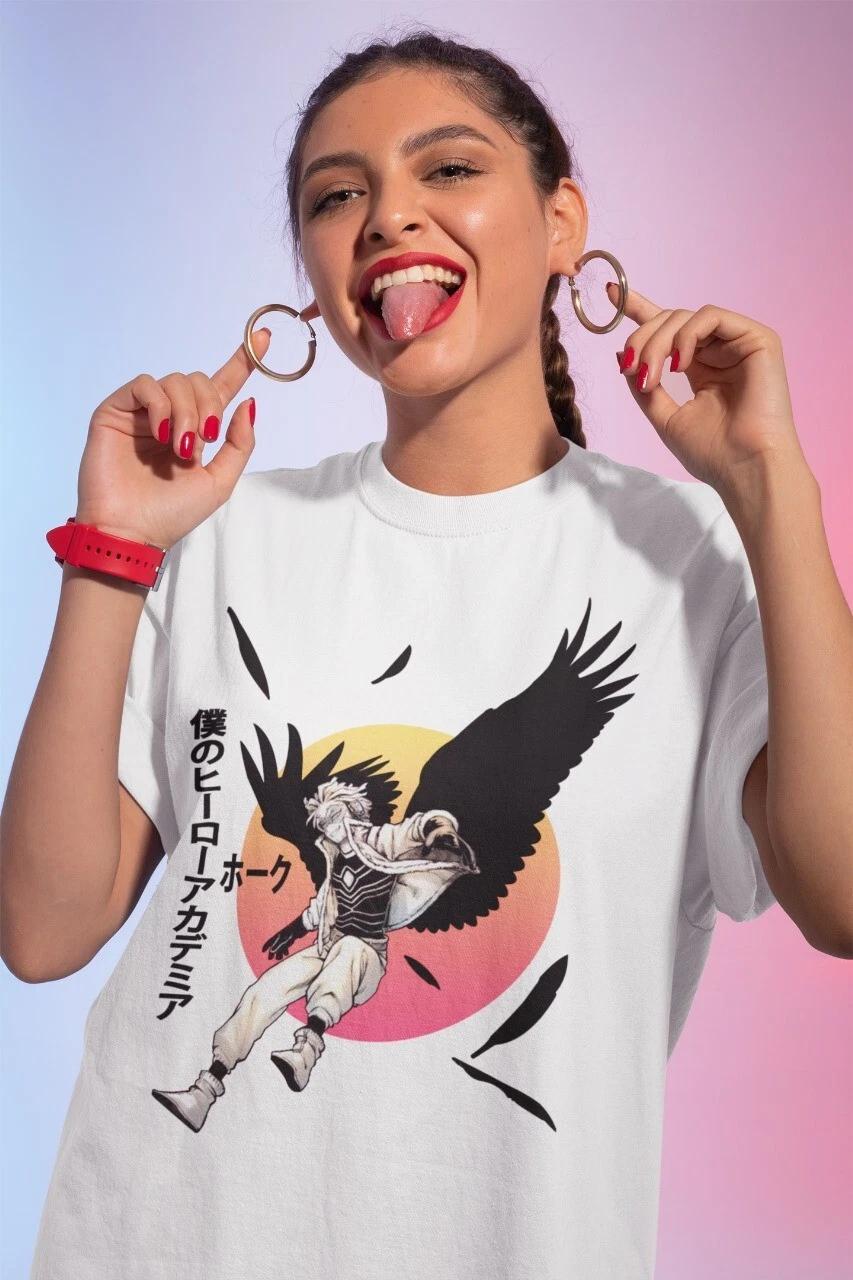 Hawks Tee, Boy Bird My Hero Shirt, Unisex T-Shirt, Animal Lover Gift, Wildlife 3XL