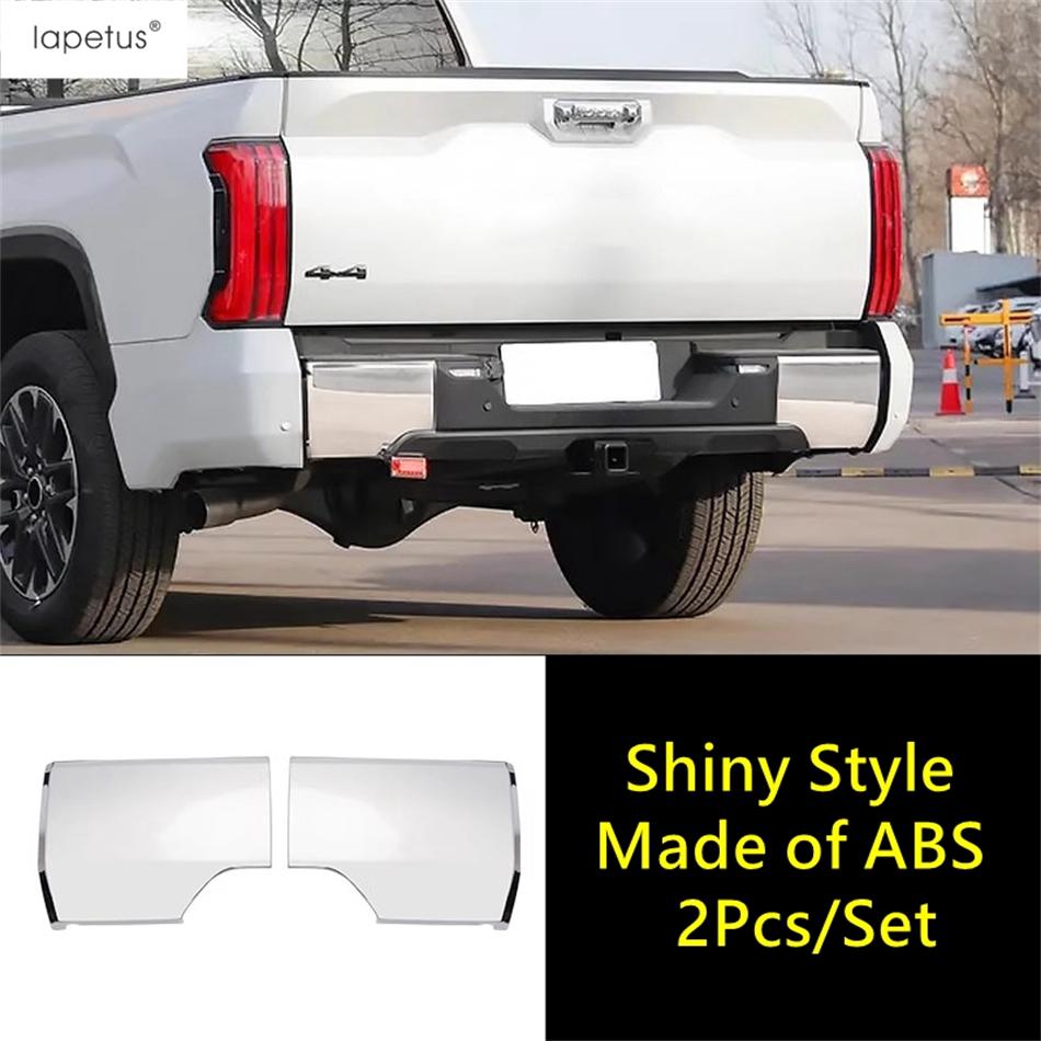 

Зовнішній вигляд автомобіля Для Toyota Tundra - 2025 Декоративна накладка на бічну панель заднього бампера з вуглецевого волокна Хромовані аксесуари Shiny Style