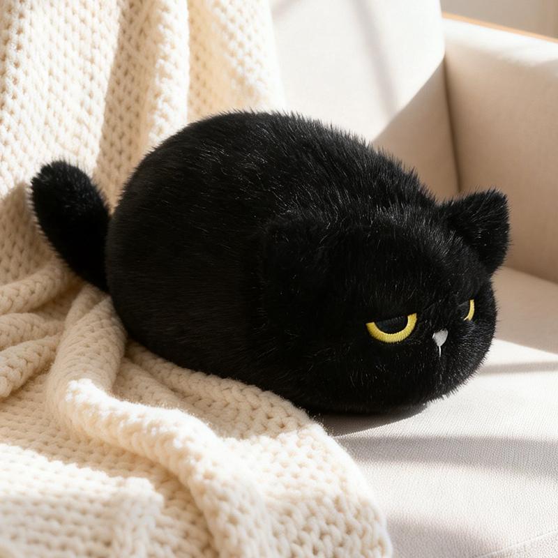Schnurrende Katze Serie Plüschtier Weiche Flauschige Dicke Katze Stoffpuppe Niedliches Kätzchen Sofa Heimdeko Geburtstagsgeschenk Für Frauen Mädchen