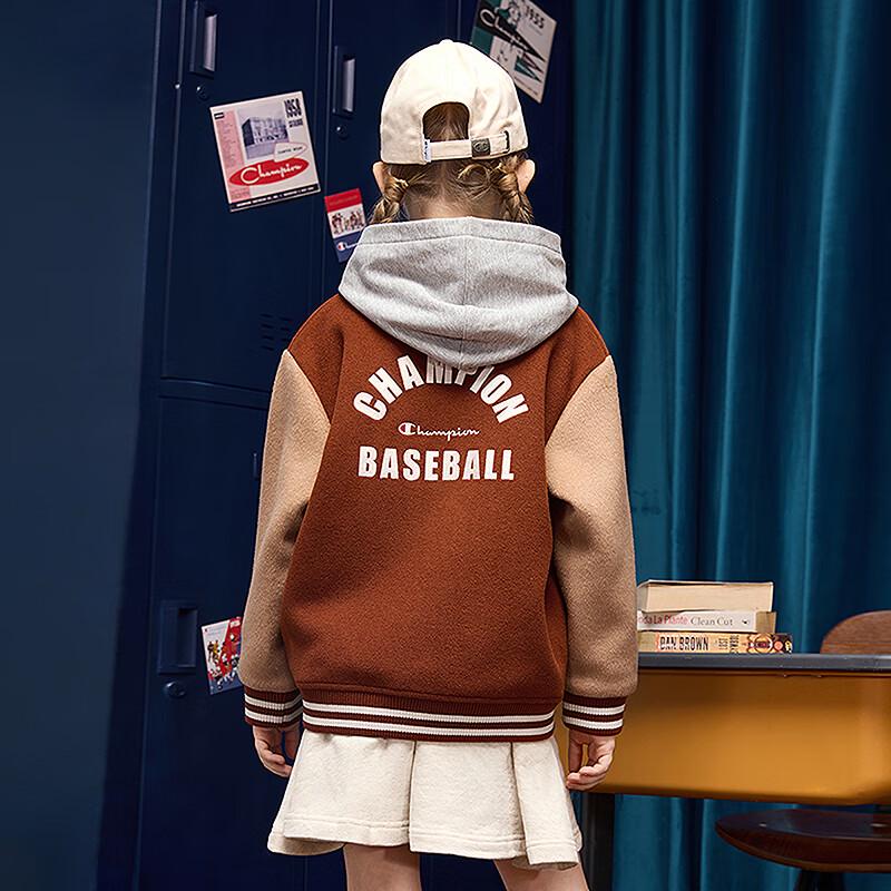 Champion Unisex Kids' Wool Button Baseball Jacket