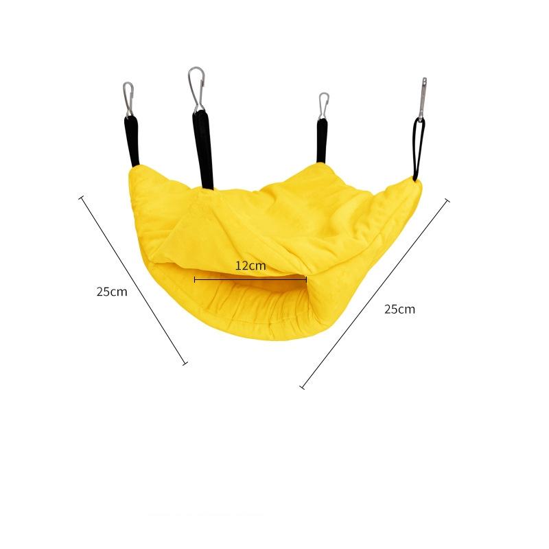 Haustier Vogel Papagei Hängbare Käfige Warme Hängematte Hütte Zelt Warm Langlebig Verschleißfest Hängende Höhle Schlaf Brüten Käfig Dekoration