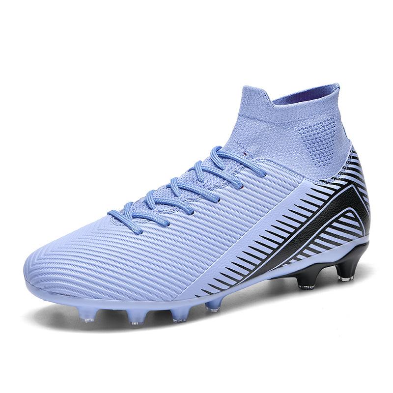 Non-Slip High-Top Men'S Football Shoes Large Size Broken Nails Youth Game Training Sports Shoes Wear-Resistant Football Shoes