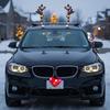 Reindeer Antler For Cars Cute Costume With LED Lights Reindeer Christmas Decoration For Holiday Van Party Seasonal Celebration
