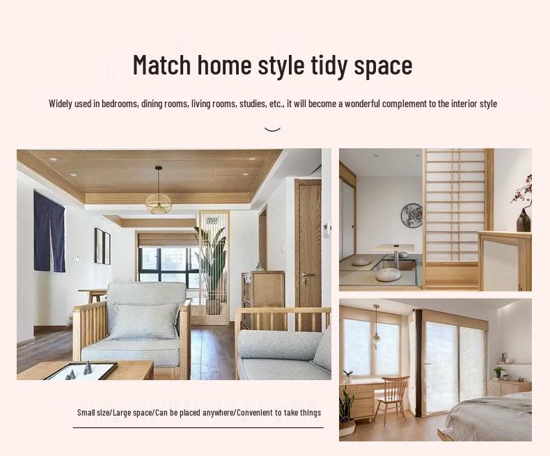 Beiger Baumwollseil Quastenkorb, Wohnzimmer-Organizer im Bauernhausstil