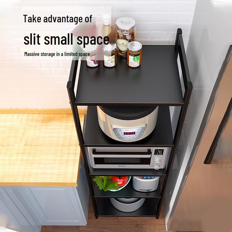 BieYing 2-Tier Modern PET Kitchen Crevice Storage Shelf