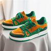 Color Matching Low-top Lace-up Student Board Shoes New Breathable Trend Casual Single Shoes Spring and Autumn Youth Outdoor Couple Shoes