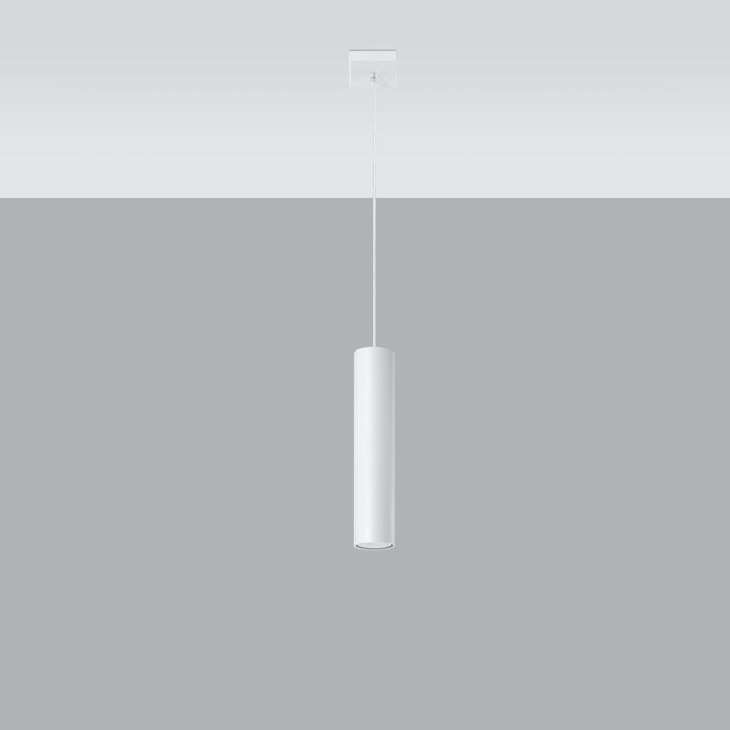 Lampa Wisząca Lagos 1 Gu10 Biały Sollux Sl.0323