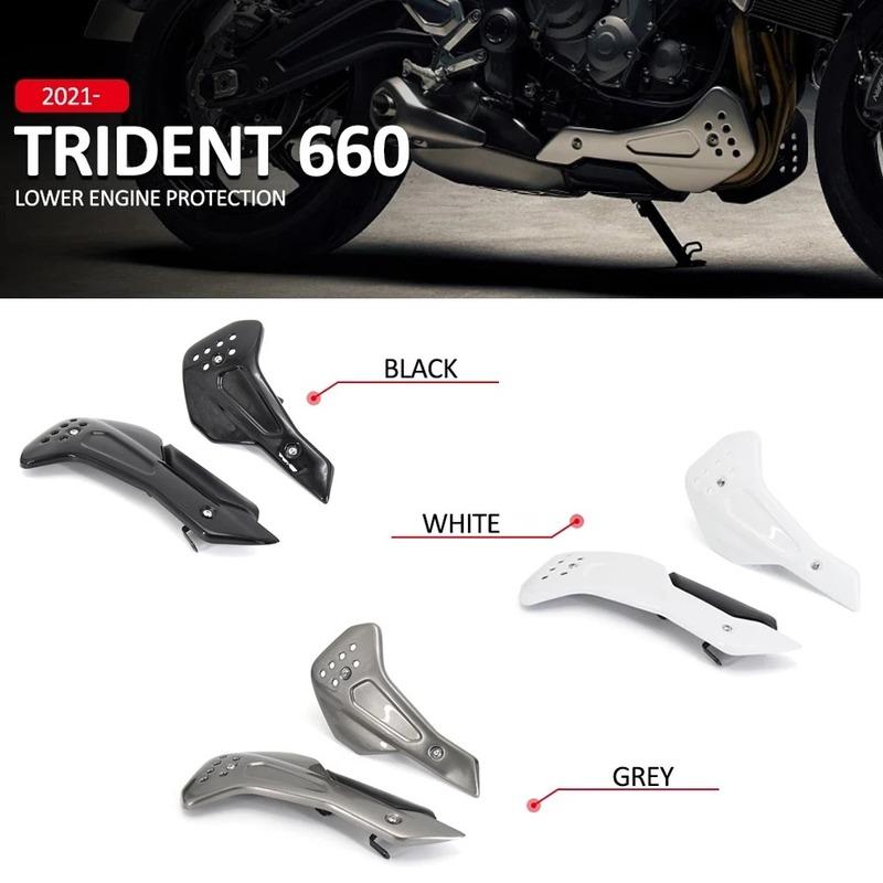 2021 2022 2023 For Trident 660 Trident660 Engine Belly Pan Protection Plate Kit Motorcycle Lower Side Fairing Guards Accessories