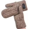 Beurlike Winter Mittens Gloves for Women Warm Fleece Lining Knit Thick Gloves for Cold Weather