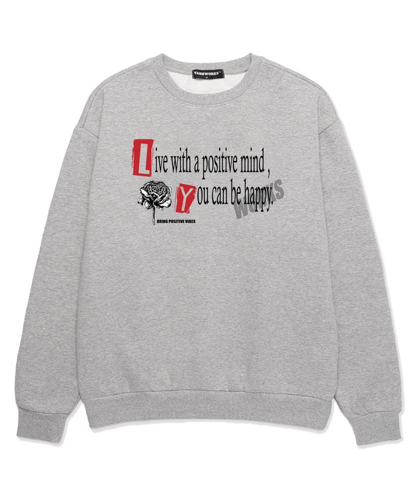 VANNWORKS Flower Works Oversized Sweatshirt (Vls0102) Black (Type B)