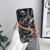 Hokusai The Great Wave Anime Dragon Phone Case for iPhone 11 15 Pro Max Case Coque 14 Plus 13 Pro 12 11 X XR 8 SE TPU Soft Cover