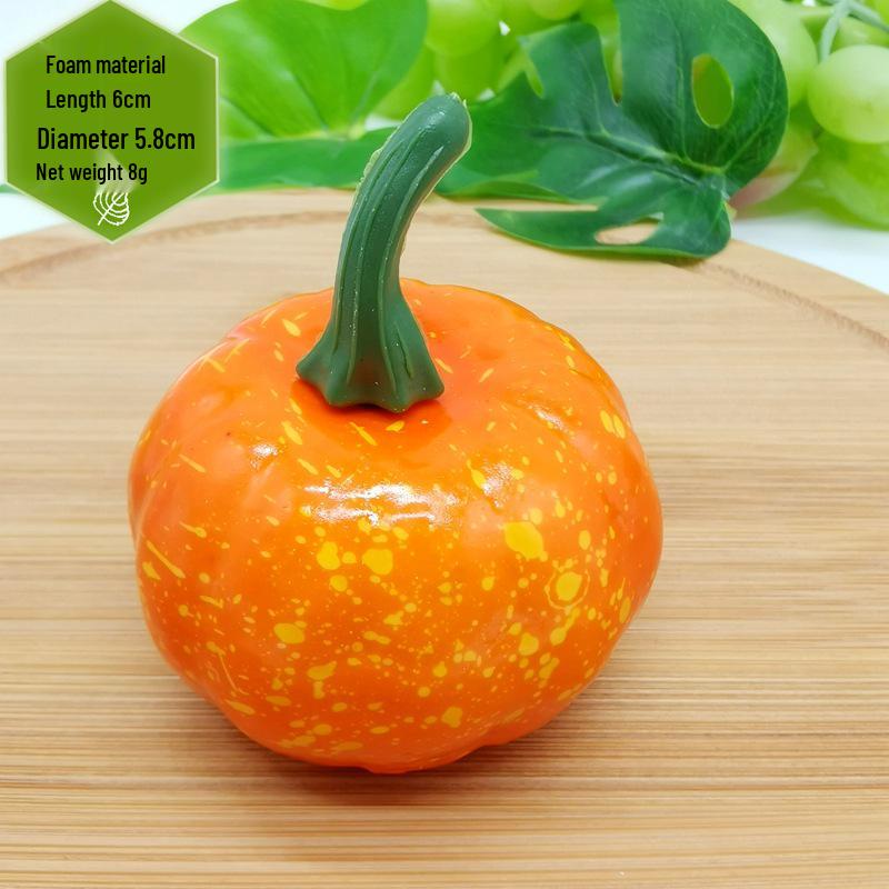 5.5CM Foam Simulation Pumpkin: Perfect for Christmas Gifts and Film Props