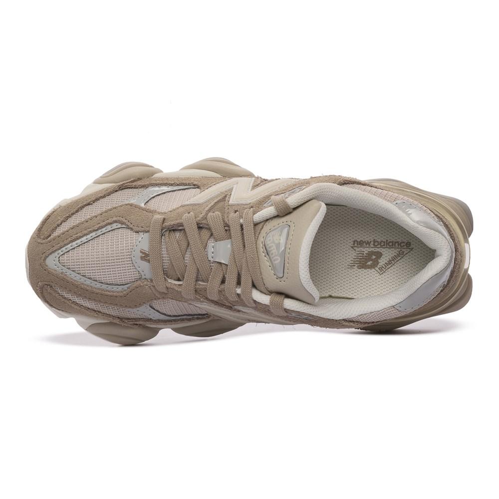 New Balance 9060 sneakers mesh synthetic overlays beige