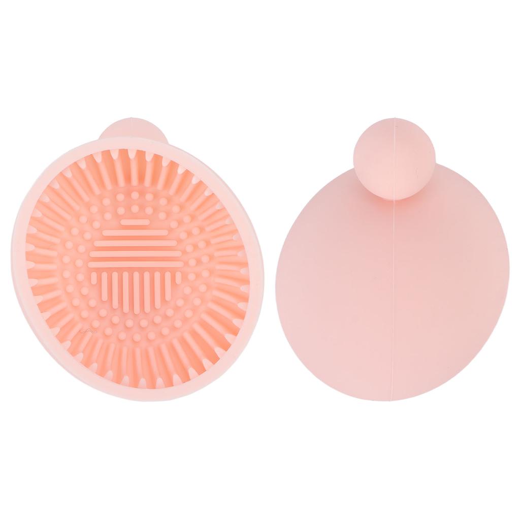 Makeup Brush Cleaning Bowl Mat Home Portable Flexible Silicone Cosmetic Brush Cleaner Scrubber