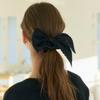 Pleats ribbon hair scrunch