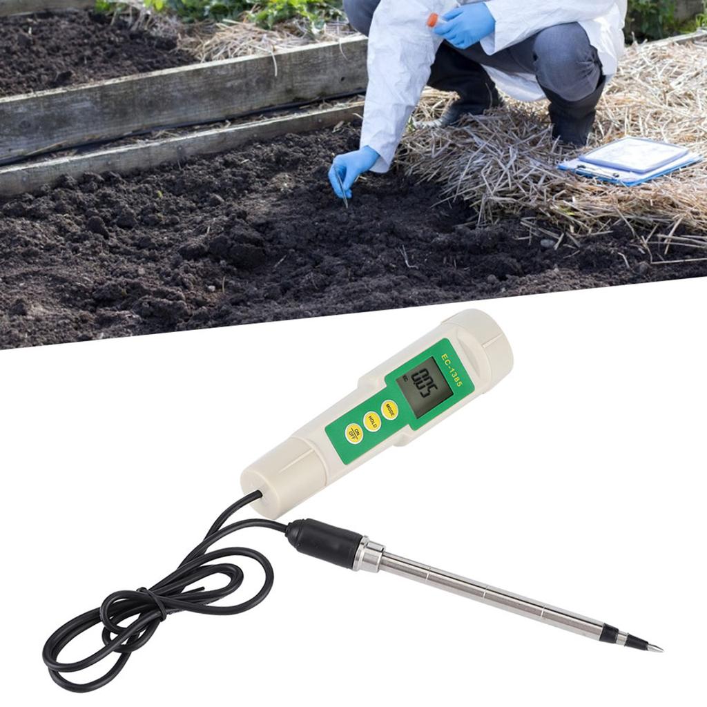 EC‑3185 Portable Soil EC/TDS/CF Tester Salinity Meter for Agricultural Horticultural Planting
