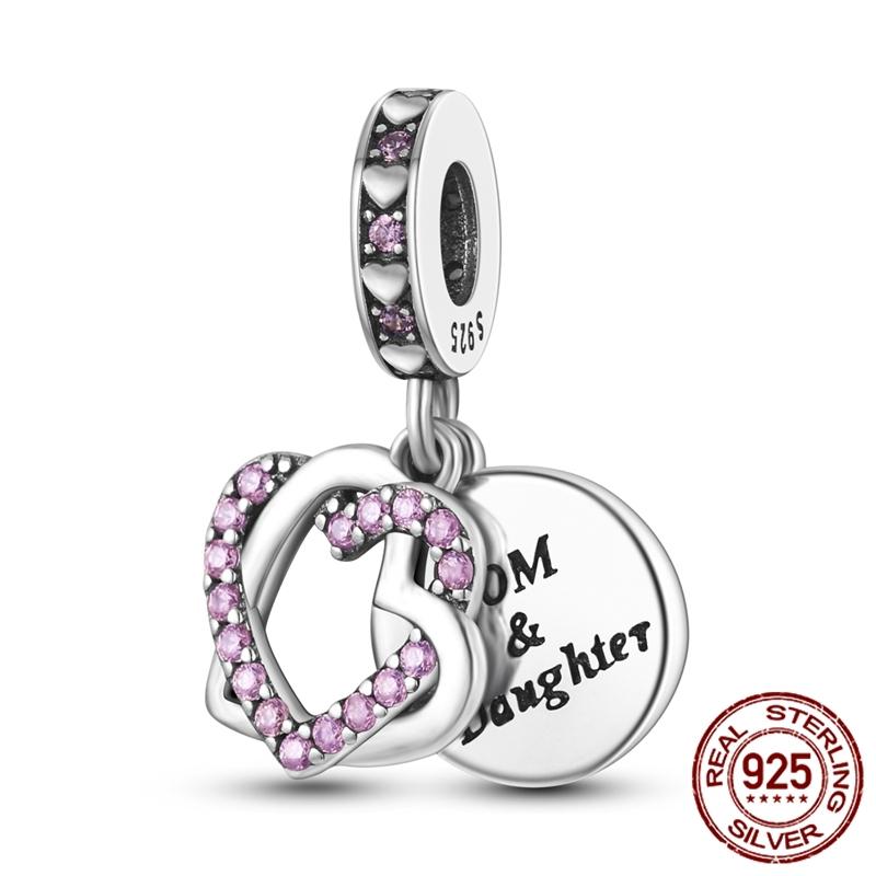 New In MotherS Day Copper Charm Mom Mother Family Charm Bead Fits Genuine Bracelets DoItYourself Woman Jewellery Gifts